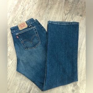 Levi's Blue Flare & Wide Leg Jeans